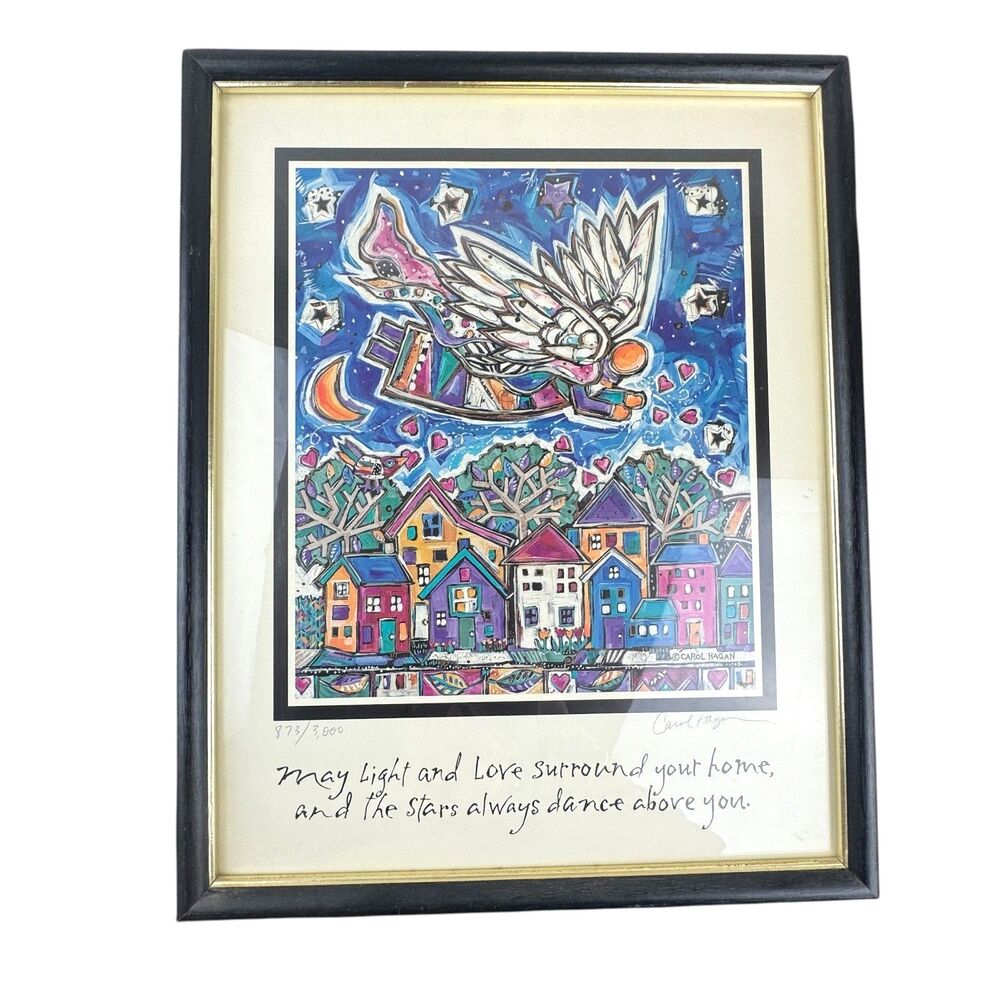 Carol Hagan Limited Edition Print Star Dance Angel Artist Signed & Numbered